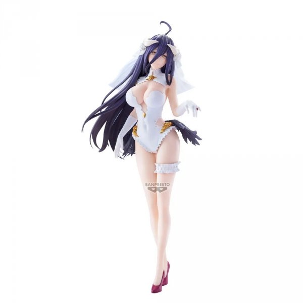 Bandai BP29874 BANPRESTO OVERLORD GLITTER&amp;GLAMOURS - ALBEDO (WEDDING VER.)