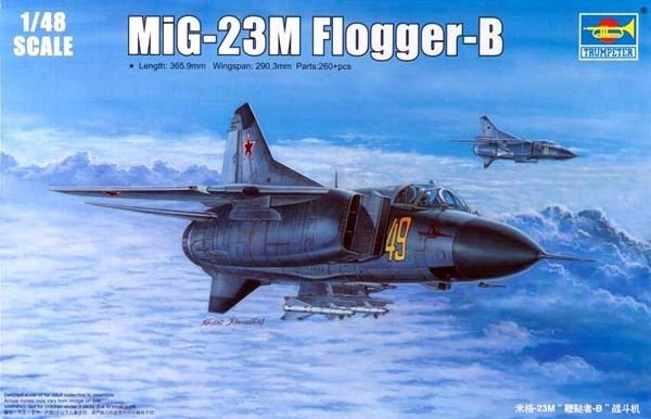 Trumpeter 02853 Russian MiG-23M Flogger-B (1:48)