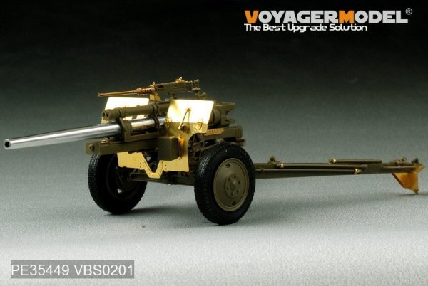 Voyager Model PE35449 WWII US 3inch M5 ATG/w M1 or 105mm Howitzer M2A1Carriage 2in1 For AFV CLUB 35S64 and 35160 1/35