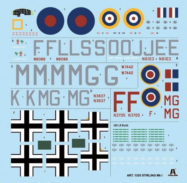 Italeri 1335 STIRLING Mk.I (1:72)