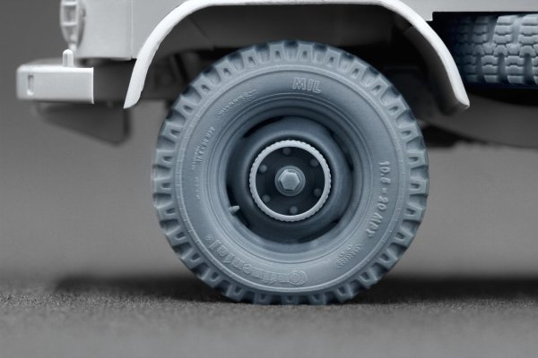 ScaleX WM 35022S Unimog 404 10.5-20 MPT Sagged wheel set (for AK-Interactive, ICM, Revell) 1/35