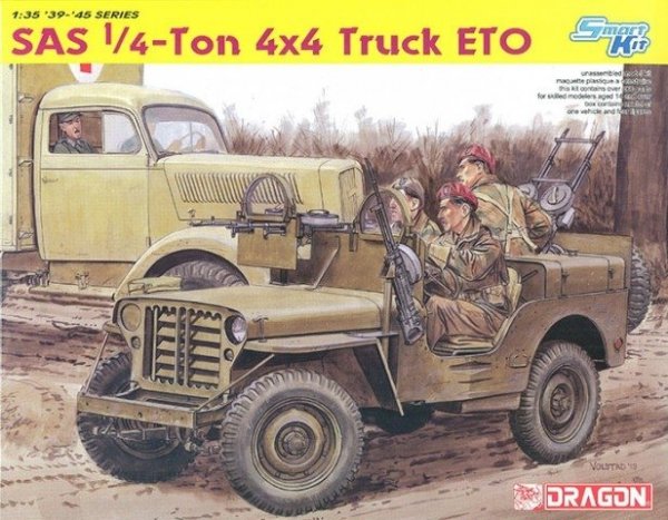 Dragon 6725 SAS Raider 1/4 Ton 4x4 Truck