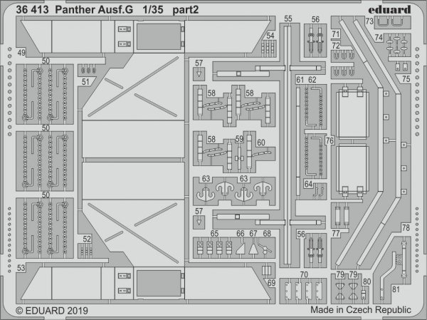 Eduard 36413 Panther Ausf. G 1/35 ACADEMY