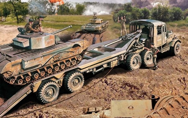 Airfix 02301V Scammell Tank Transporter 1/76