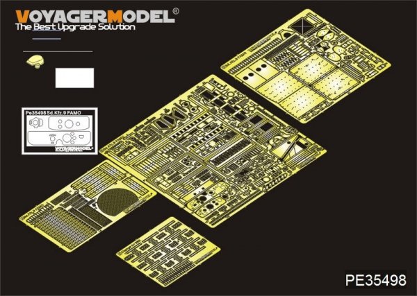 Voyager Model PE35498 WWII German Sd.Kfz.9 Famo basic For TAMIYA 35239/35246 1/35