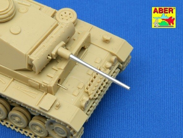 Aber 72L-33 Zestaw 5 luf do niemieckich czołgowych karabinów maszynowych MG 34 / Set of 5 Barrels for German Tank MG 34 machine guns 1/72