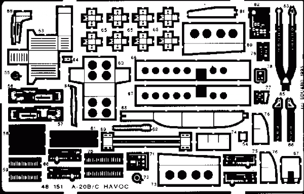 Eduard 48151 A-20B/ C 1/48 AMT/ERTL