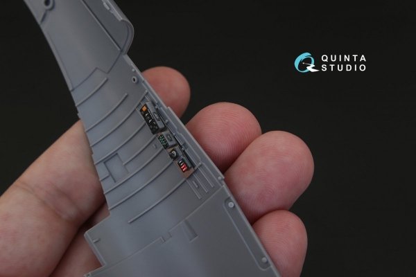 Quinta Studio QD32040 F4U-1A Corsair 3D-Printed &amp; coloured Interior on decal paper (for Tamiya kit) 1/32