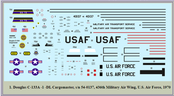 Roden 333 Douglas C-133A Cargomaster 1/144