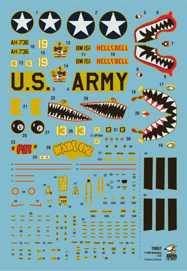 Arma Hobby 70057 P-400 Airacobra 1/72