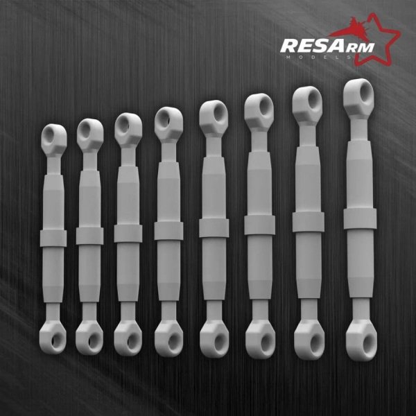 RESARM 48-05021 Turnbuckles TYPE 1 (3D resin printing) 1/48
