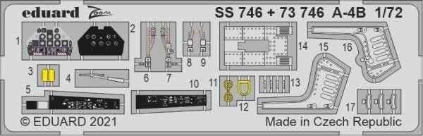 Eduard SS746 A-4B FUJIMI / HOBBY 2000 1/72