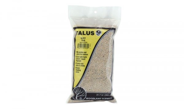Woodland Scenics WC1270 Fine Buff Talus - kruszywo skalne drobne