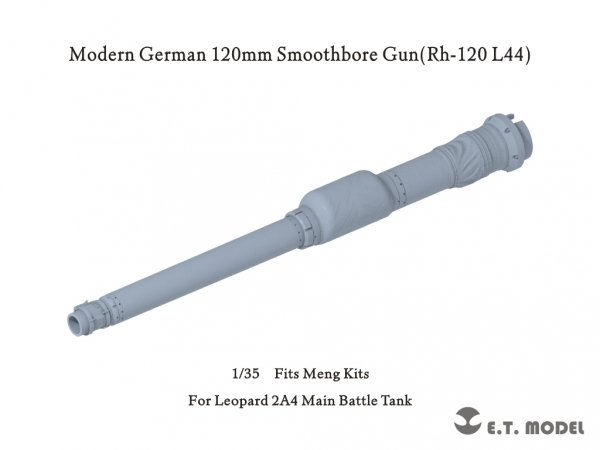 E.T. Model P35-342 Modern German Leopard2A4 MBT 120mm Smoothbore Gun(Rh-120 L44) 1/35