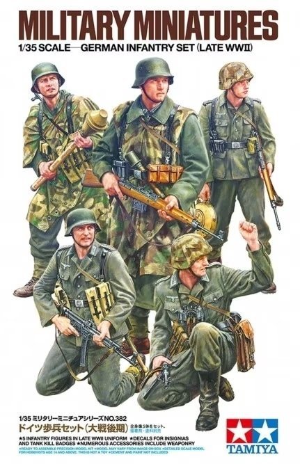 Tamiya 35382 German Infantry Set Late WWII