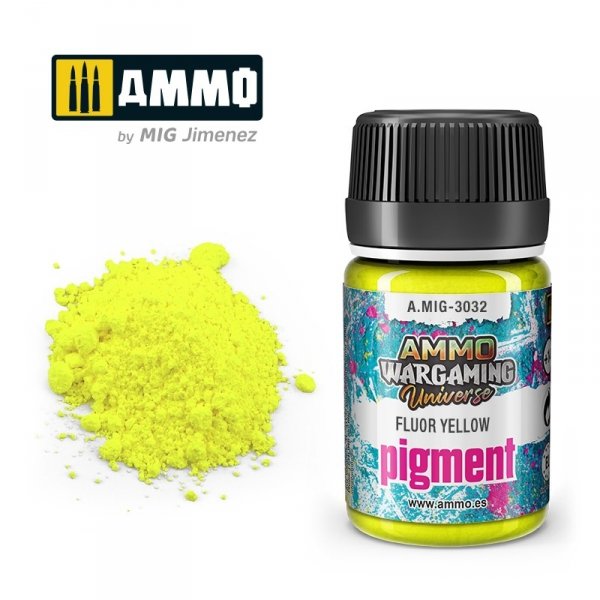 AMMO by Mig Jimenez 3032 Pigment Fluor Yellow 35ml