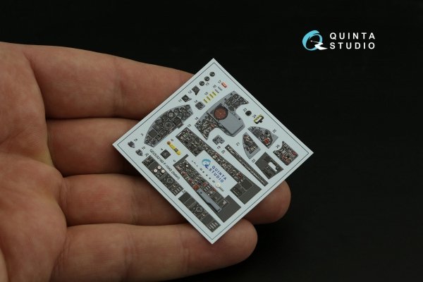 Quinta Studio QD32180 F-104S 3D-Printed coloured Interior on decal paper (Italeri) 1/32