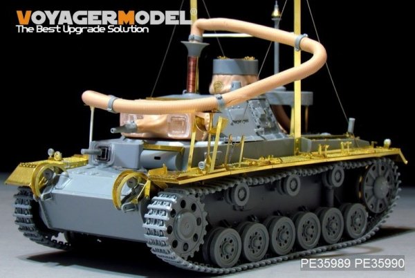 Voyager Model PE35989 WWII German Pz.KPfw.III (T)Ausf.F &quot;Operation Seelowe&quot; Basic For DRAGON 6877/6717 1/35