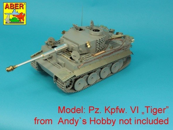 Aber 16028 Useful parts for the early versions of the Tiger I tank / Pożyteczne części do czołgu Tiger I wczesnych wersji 1/16