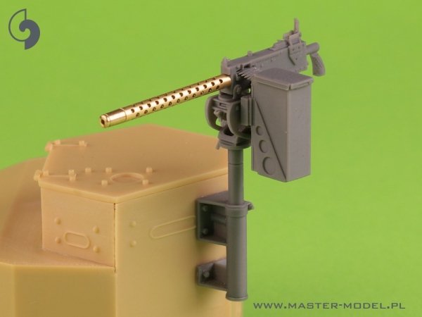 Master GM-35-087 Browning M1919 A4 .30 cal (7,62mm) - z uchwytem plot. M20 (używany np. na M3 Stuart) lub z kołyską D7431  (np. M3 Scout Car) 1/35