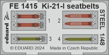 Eduard BIG49403 Ki-21-I ICM 1/48
