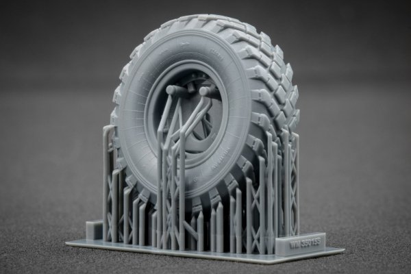 ScaleX WM 35015S GAZ Tiger V1 Sagged wheel set (for Meng) 1/35