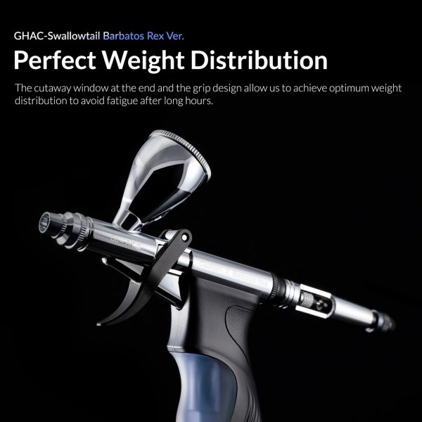 Gaahleri 42564 Ace Series GHAC-Swallowtail &amp; Barbatos Rex 0,28 &amp; 0,5 &amp; 0,7 mm Airbrush