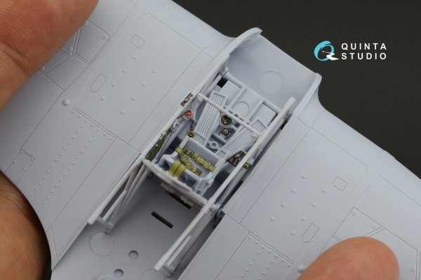 Quinta Studio QD48287 Hawker Hurricane family 3D-Printed &amp; coloured Interior on decal paper (Airfix) 1/48
