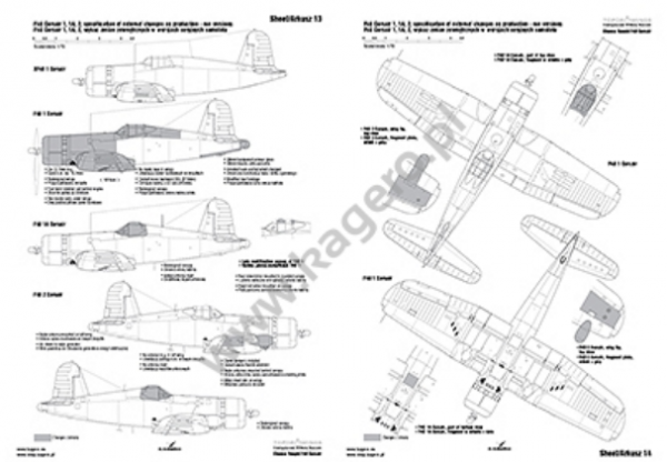 Kagero 7053 Vought F4U Corsair EN/PL