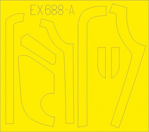 Eduard EX688 B-17G antiglare panels  (VE production) 1/48 HKM