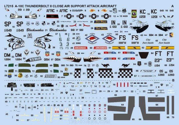 Great Wall Hobby L7215 A-10C Thunderbolt II Attack Aircraft 1/72
