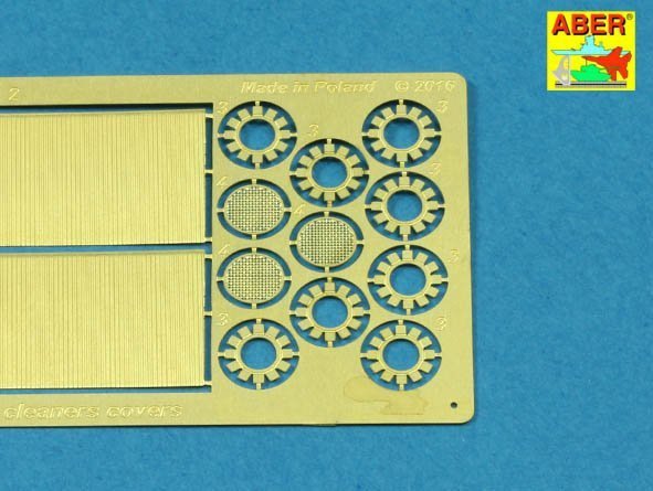 Aber 35A127 Feifel air cleaners tubes for early Tiger I, Ausf.E (Sd.Kfz.181) (1:35)