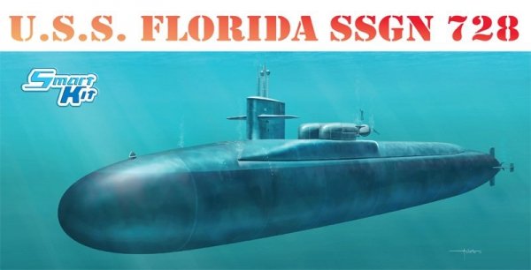  Dragon 1056 U.S.S. FLORIDA SSGN 728 (1:350)