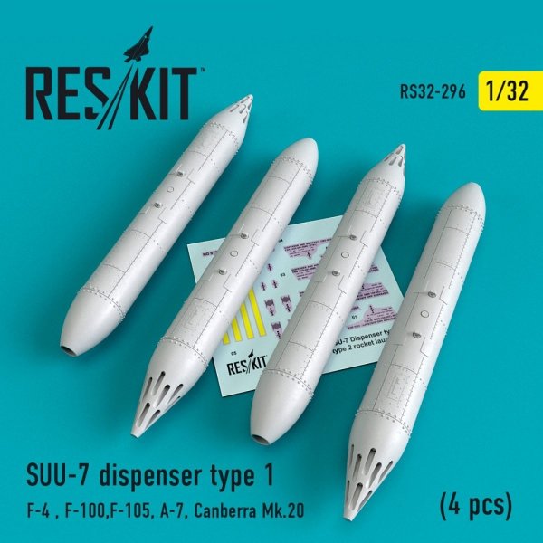 RESKIT RS32-0296 SUU-7 DISPENSERSTYPE 1 (4 PCS) 1/32