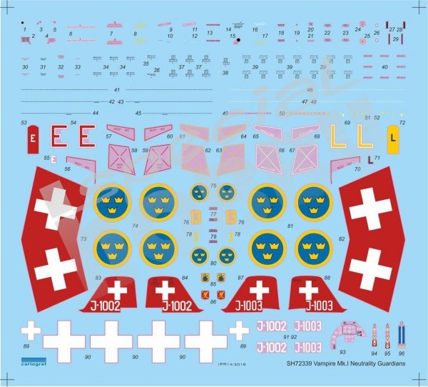 Special Hobby 72339 DH.100 Vampire Mk. I The First Jet Guardians of Neutrality 1/72