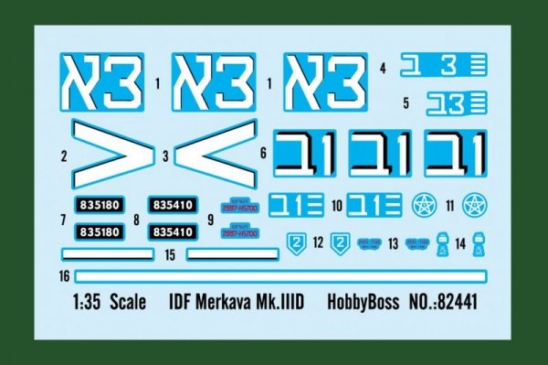 Hobby Boss 82441 IDF Merkava Mk.IIID (1:35)