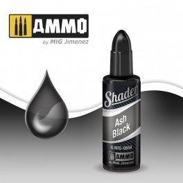 AMMO of Mig Jimenez A.MIG 0858 ASH BLACK SHADER 10ML