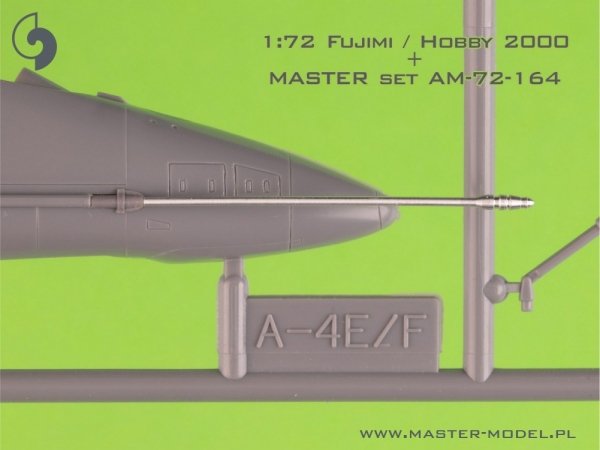 Master AM-72-164 A-4 Skyhawk - DŁUGI, PROSTY wysięgnik sondy tankowania (używany w wersjach A-4E/F &amp; TA-4F/J) 1/72