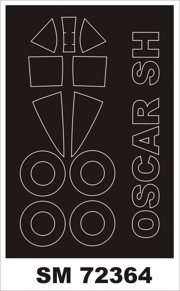 Montex SM72364 Ki-43 Oscar for SPECIAL HOBBY 1/72