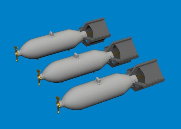 Eduard 6481083 P-40 100lb M30 US bombs PRINT EDUARD 1/48