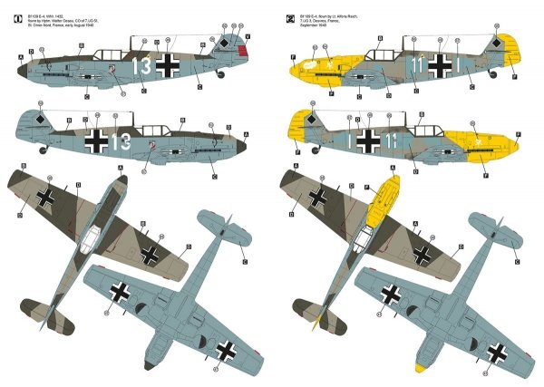 Hobby 2000 32005 Messerschmitt Bf 109 E-4 ( DRAGON + CARTOGRAF ) 1/32