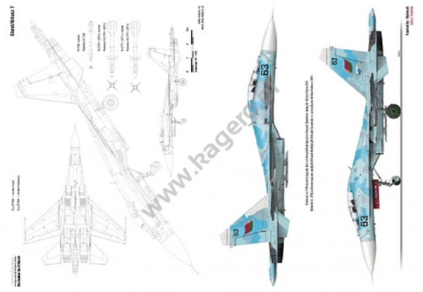 Kagero 7083 The Sukhoi Su-27/Su-33 EN/PL