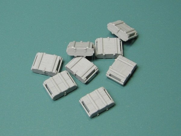 Eureka XXL E-035 Modern Russian Ammo Crates Type I for 7,62mm Ammo (for AK-47 Kalashnikov) 1/35