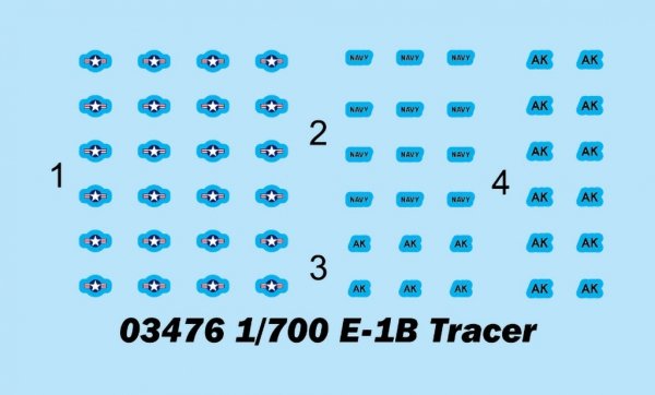 Trumpeter 03476 E-1B Tracer 1/700