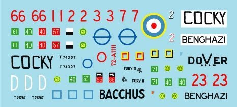 Star Decals 72-A1111 British Sherman tanks in North Africa 1/72