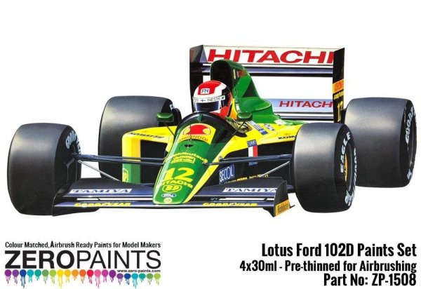 Zero Paints ZP-1508 Lotus Ford 102D Paint Set 4x30ml