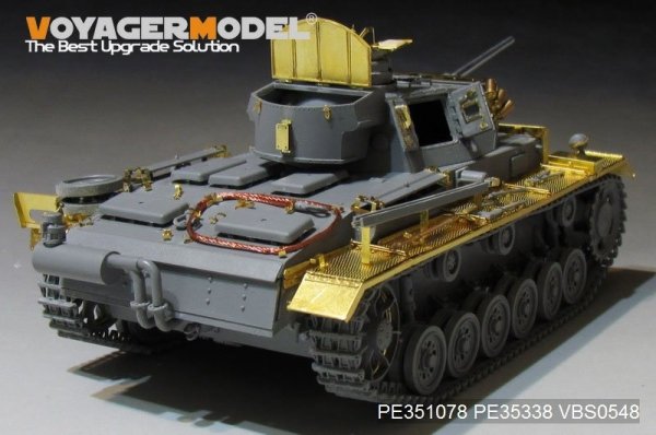 Voyager Model PE351078B WWII German Pz.KPfw.III Ausf.M basic for Takom 1/35