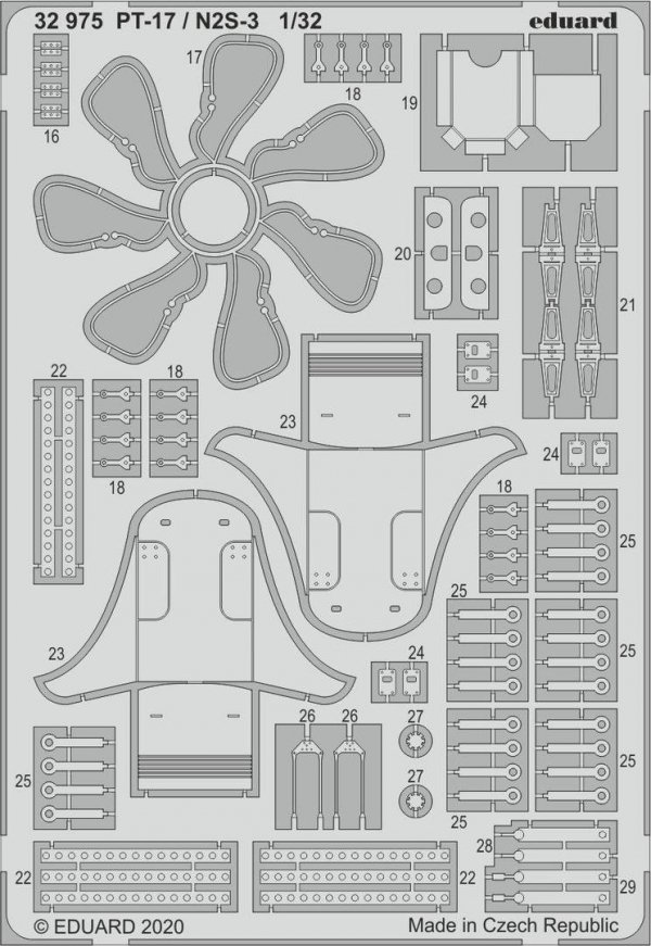 Eduard 32975 PT-17 / N2S-3 ICM 1/32