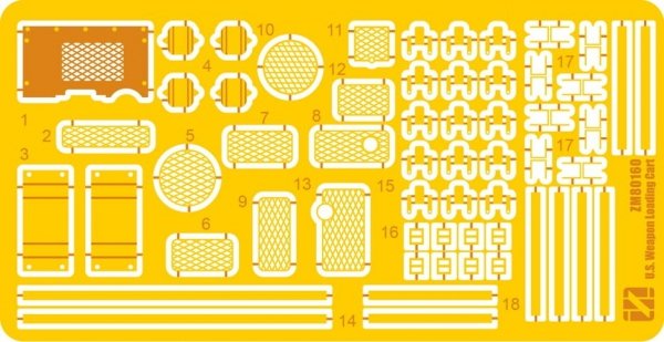Zimi Model 80160 U.S. Weapon Loading Cart 1/48