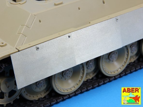 Aber 25011 Side skirts for Panther G/Jagdpanther (1:25)